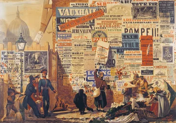 O homem dos cartazes, 1835
